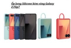 Ốp lưng Silicone kèm vòng Galaxy Z Flip7-Hàng chính hãng