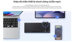 Bàm phím samsung( Smart Keyboard 2025 )EJ-B7800 kết nối Bluetooth-Chính hãng
