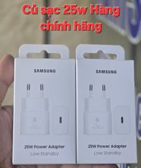 Củ sạc 25w samsung Galaxy S25 FE Hàng Chính hãng