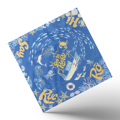 SAY HI RỰC RỠ Bandana (Khăn lụa) / CHẶNG BIỂN