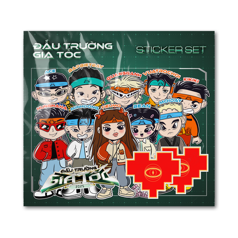 Đấu Trường Gia Tốc Sticker Set (Hình Dán)