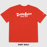 2 Ngày 1 Đêm T-Shirt / Blue & Orange (Áo thun) - Tặng 01 random photocard