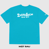 2 Ngày 1 Đêm T-Shirt / Blue & Orange (Áo thun) - Tặng 01 random photocard