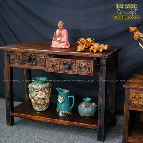 Kệ console, bàn decor điêu khắc