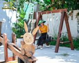 Xích đu gỗ tàu thuyền