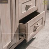 Tủ hiệu ứng sơn trắng