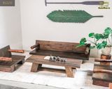 Bộ bàn sofa vintage mang hơi thở tự nhiên