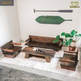 Bộ bàn sofa vintage mang hơi thở tự nhiên