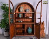 Tủ gỗ vòm cong