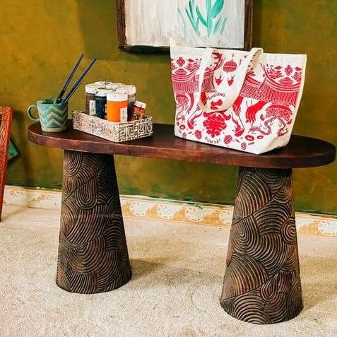 Kệ console bán nguyệt