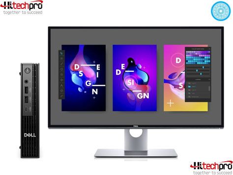 DELL PRO MICRO PLUS QBM1250 | ULTRA 5 235 | 8GB DDR5 RAM | 512GB SSD | FEDORA LINUX | KEY & MOUSE | 130 WATT A,C ADAPTER | 1Y PRO