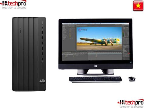 HP Pro Tower 280 G9 PCI | i3-14100 | 8GB RAM | 256GB SSD | WL, BT | KB, M | WIN 11 HOME SL | ĐEN | 1Y