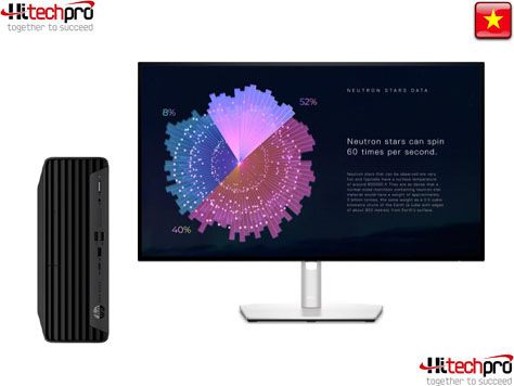 HP PRO SFF 400 G9 | I3-14100 (4.7 * 3.5) | 8GB DDR5 RAM | 512GB SSD | WL, BT | KB, M | W11SL | ĐEN | 1Y