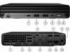 HP ELITE MINI | 800 G9 | I3 14100 | 8GB DDR5 RAM | 512GB SSD | WIRELESS MOUSE & KEYBOARD | W11 PRO | 3Y ONSITE