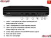 HP PRO MINI 260 G9 | I3 1315U | 8GB DDR4 RAM | 256GB SSD | USB MOUSE & KEYBOARD | W11H | 1Y ONSITE | 9H092PT
