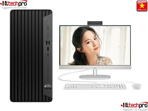 HP PRO TOWER 400 G9 I3-14100 | 8GB RAM | 512GB SSD | WL + BT | KB & M | WIN 11SL | ĐEN | AZ6E1PT