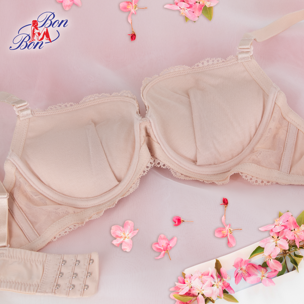  Áo lót siêu dày, cúp 3/4 full ren - BV35179 