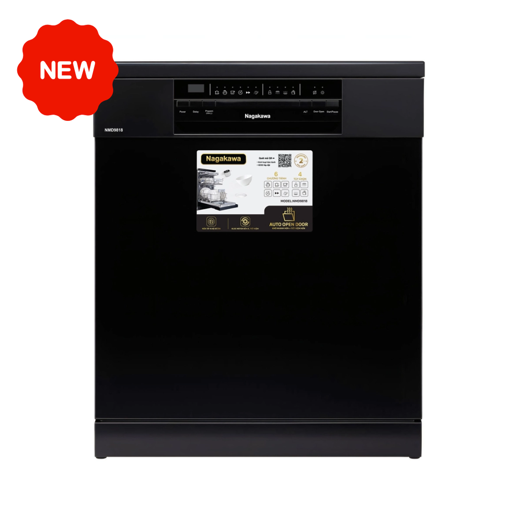 Máy rửa bát độc lập 15 bộ Nagakawa NMD9818