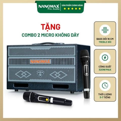 Loa Karaoke Xách Tay Nanomax X-17