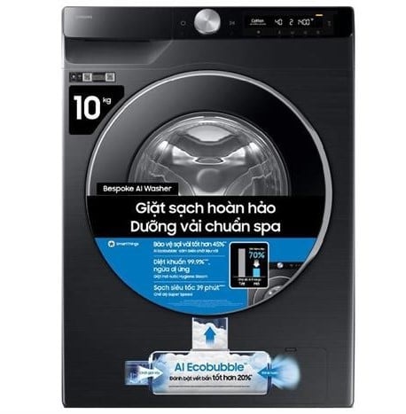 Máy giặt Samsung AI Ecobubble Inverter 10 Kg WW10DG6U34LBSV