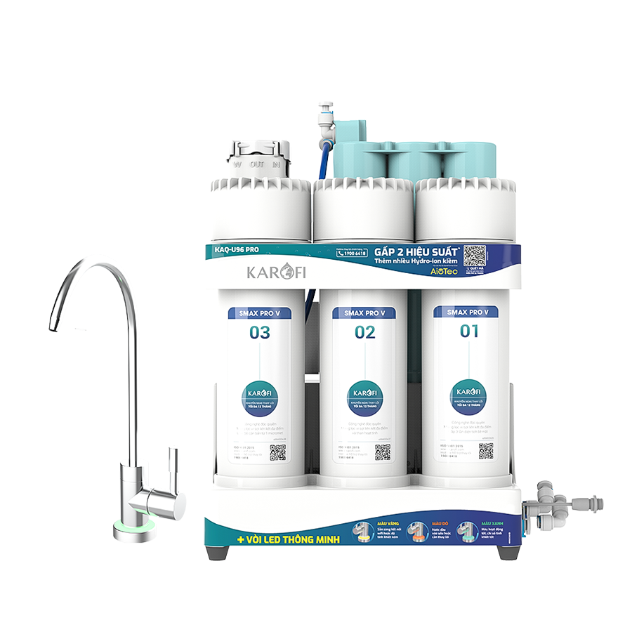 Máy lọc nước RO Karofi KAQ-U96 PRO