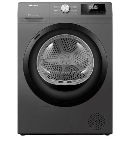 Máy sấy bơm nhiệt Hisense 8 kg DH80N1T
