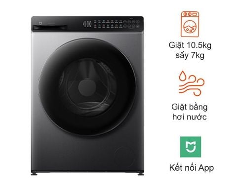 Máy Giặt Sấy XIAOMI MIJIA Front Load Washer Dryer Giặt 10.5Kg Sấy 7Kg WD105MJA10VN - Hàng Chính Hãng Phân Phối
