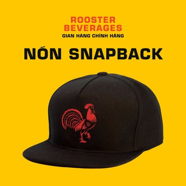  Nón Snapback Rooster Beers màu Đen 