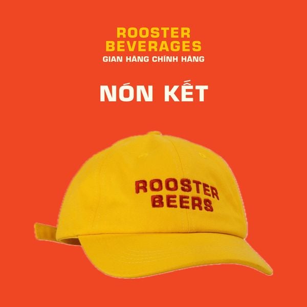  Nón Bia Gà màu Vàng (Rooster Cap Yellow) 
