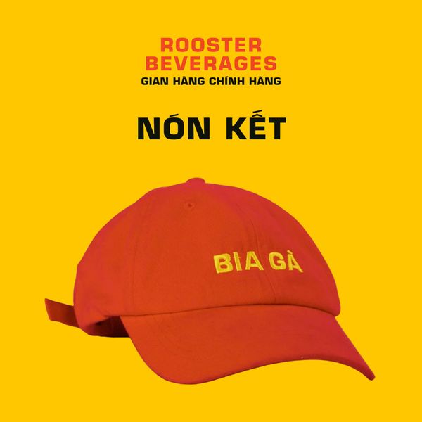  Nón Bia Gà màu Đỏ ( Rooster Cap Red) 
