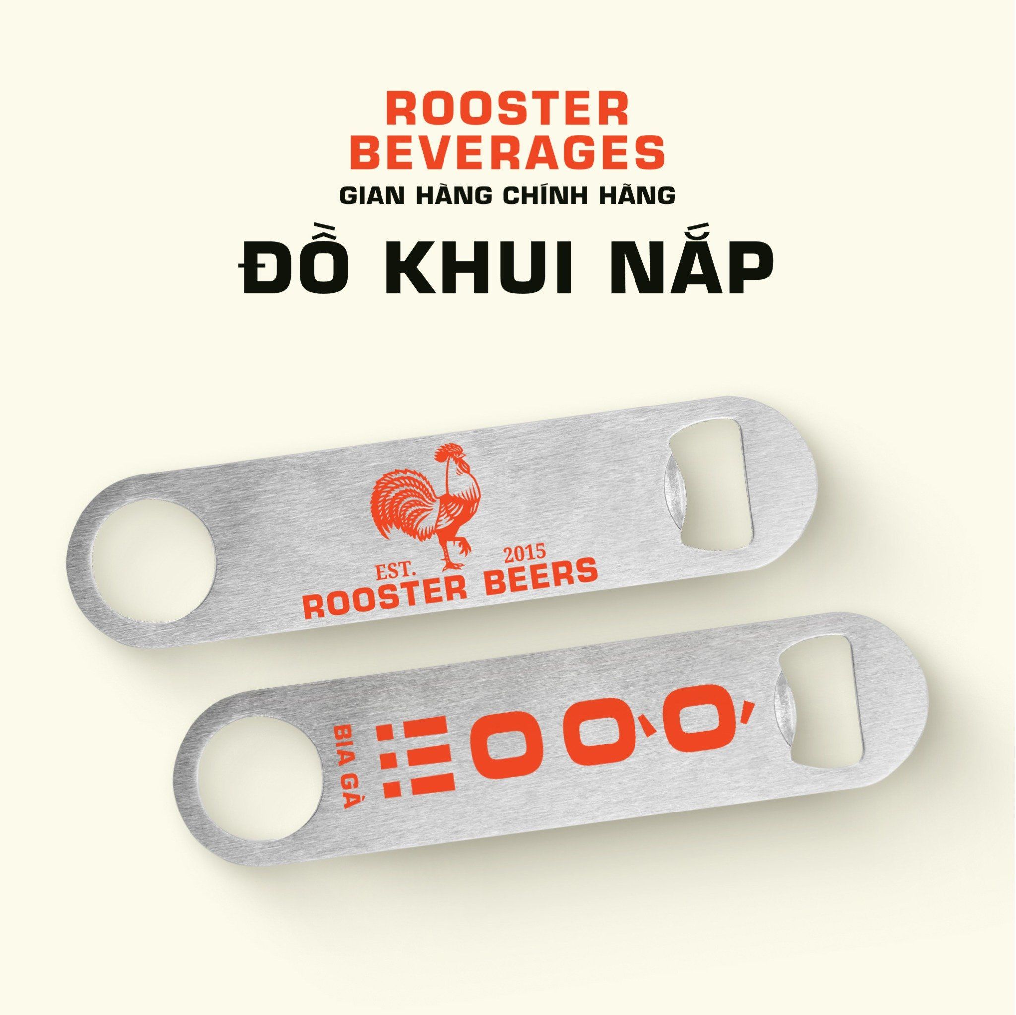  Đồ khui nắp Rooster Beers - opener 