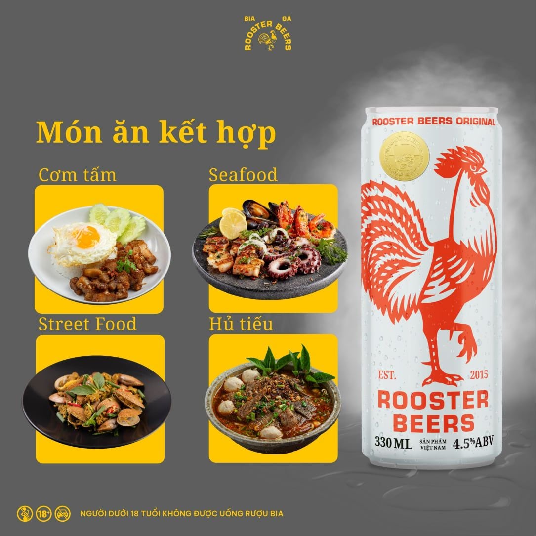  Rooster Beers ÒÓO - Thùng 24 Lon Cao 