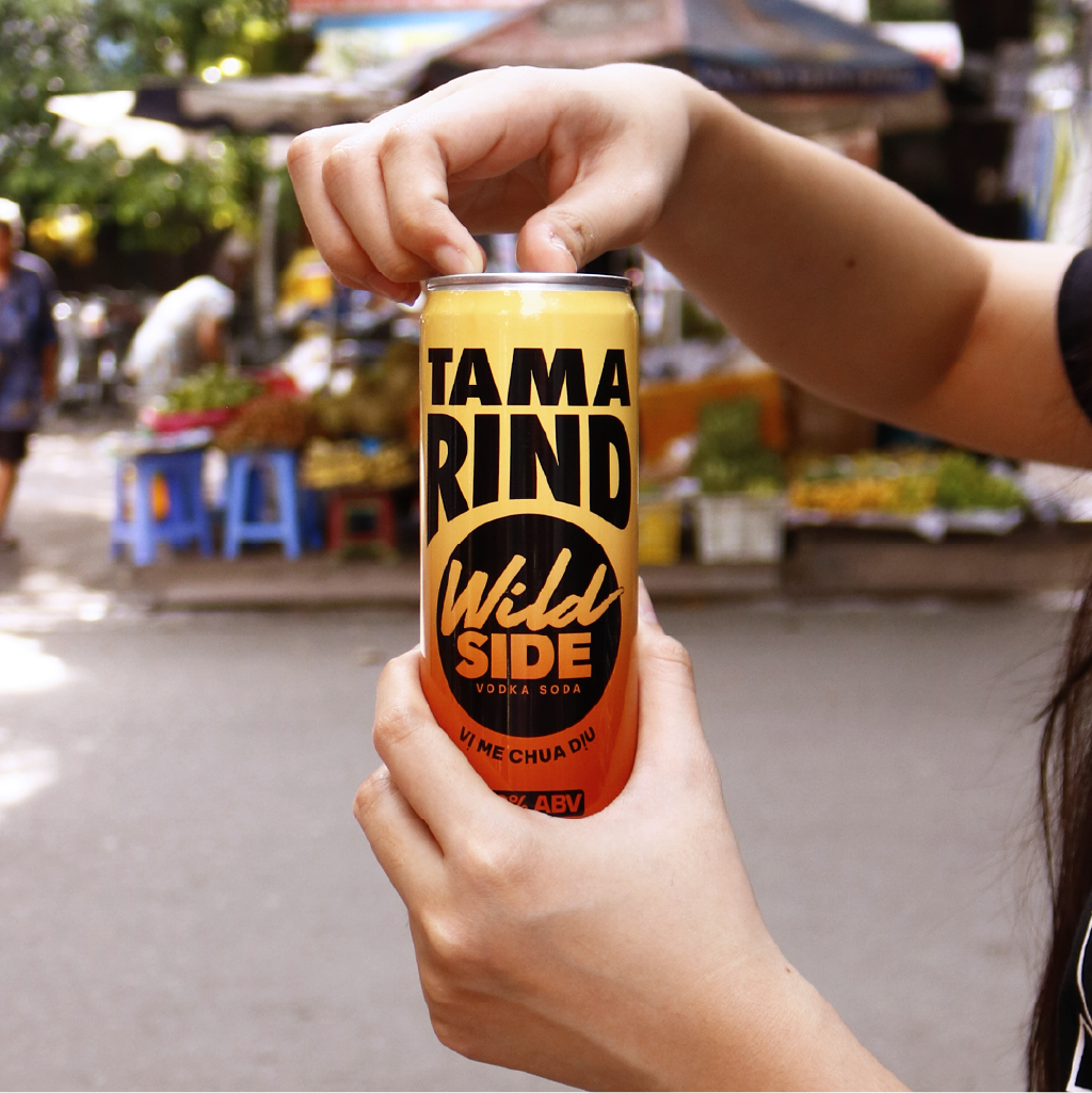  Wildside Vodka Soda Vị Me Chua Dịu | Thùng 12 Lon x 330ml – Độ cồn 3.9%  – Đồ uống có cồn nhẹ 