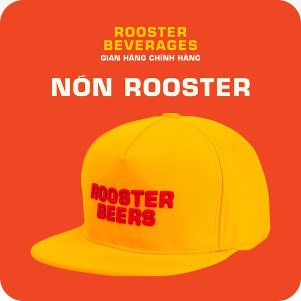  Nón Snapback Rooster Beers màu Vàng 