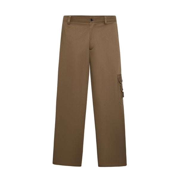  Straight Fit Cargo Pants - Brown 