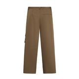  Straight Fit Cargo Pants - Brown 