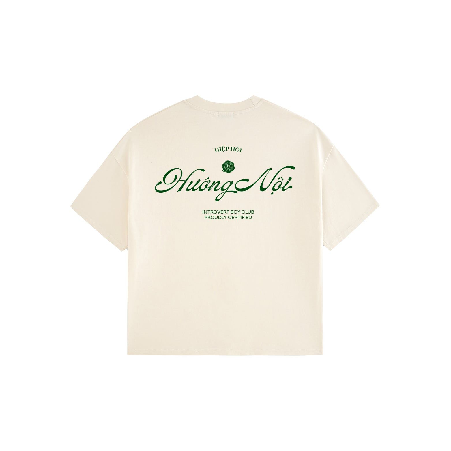  The Introvert Association T-shirt - Cream 
