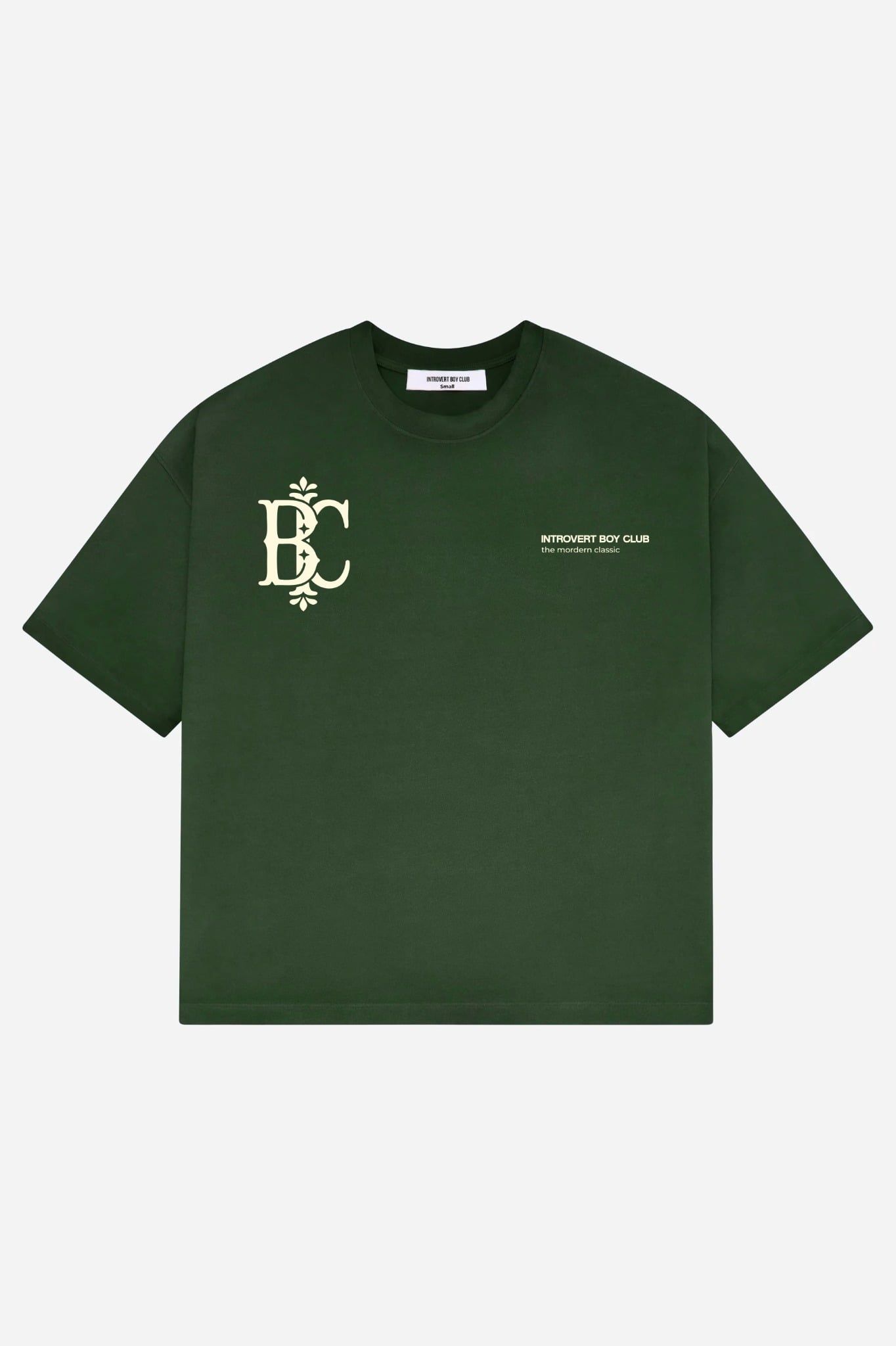  The Introvert Association T-shirt - Moss Green 