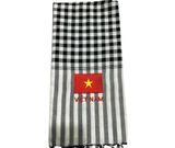 Khăn Rằn Nam Bộ Thêu Cờ Tổ Quốc - Chào Mừng Đại Lễ 30-4