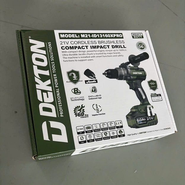  Khoan pin dekton m21-id13160xpro chưa có pin sạc 
