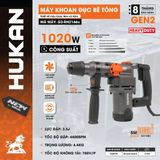  Máy khoan đục bê tông HUKAN G2-RH2166X (Gen 2) HUKAN 
