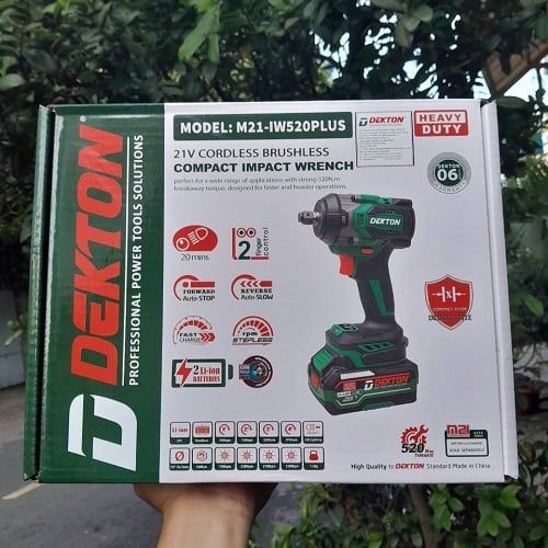  Máy siết bulong Dekton M21-IW520 PLUSS 