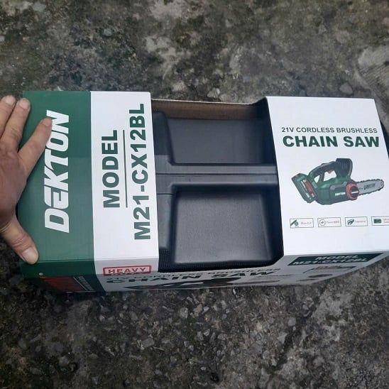  Cưa xích dekton m21-cx12bl (chưa có pin sạc) 