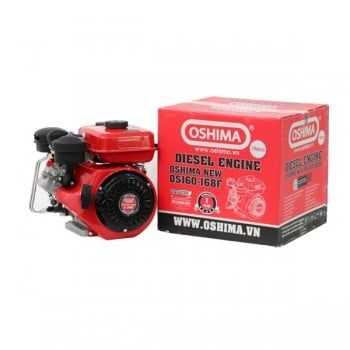  Động cơ nổ dầu Diesel 4.5HP Đỏ Oshima New OS160-172F 