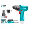  TOSLI22111 Bộ máy khoan TDLI12415
dùng pin 12V và tua vít Total 