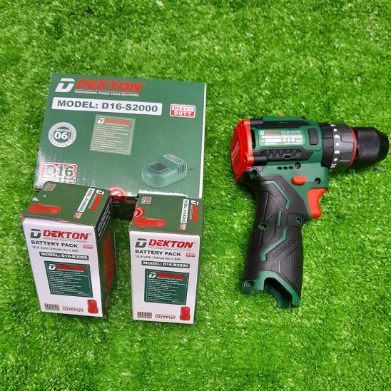  Máy khoan 2 chức năng Dekton D16-Kvt1055Pro đủ bộ pin sạc 