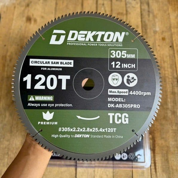  Lưỡi cắt nhôm hợp kim cao cấp 120 răng dekton dk-ab305pro 