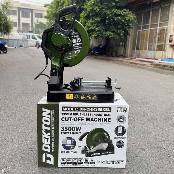  Máy cắt sắt dekton DK-CS355BL lưỡi hợp kim 355mm 