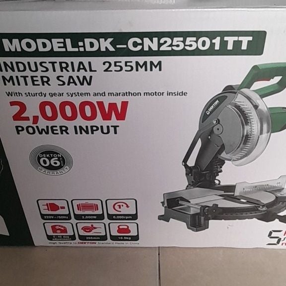  Máy cắt nhôm trực tiếp Dekton DK-CN25501TT ( đã có lưỡi cắt) 