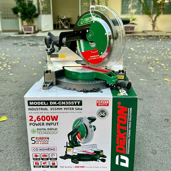  Máy cắt nhôm Dekton DK-CN355TT có cắt nghiêng 